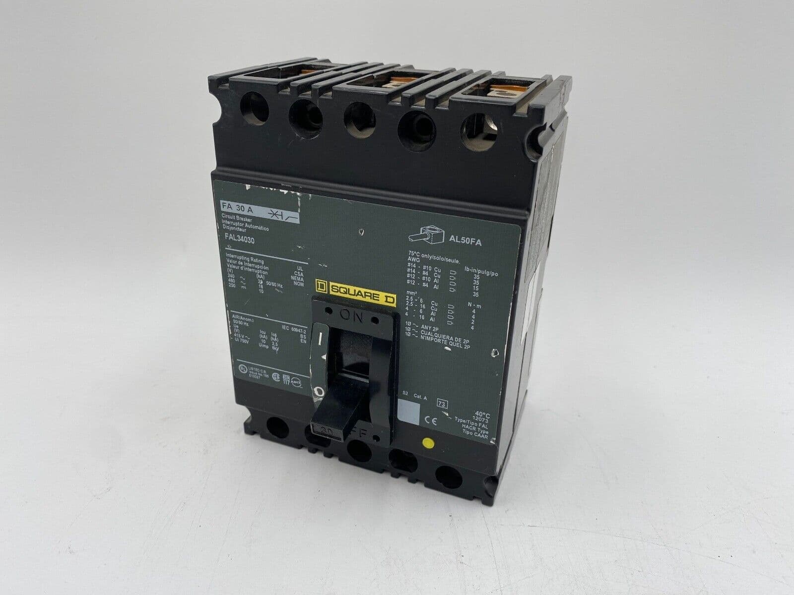 Square D FAL34030 Circuit Breaker — image 1 of 10