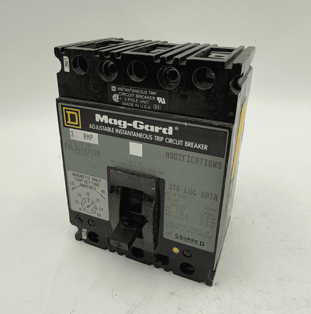 Square D FAL3600311M Circuit Breaker — image 1 of 9