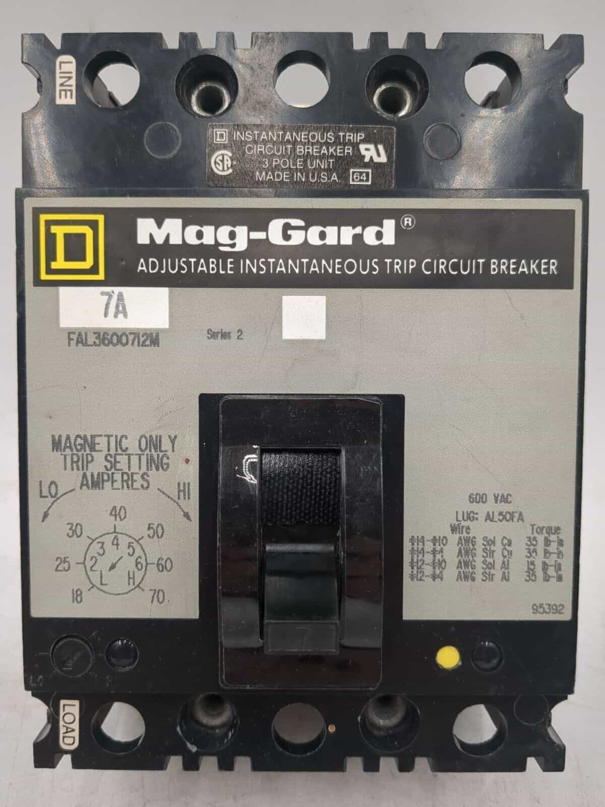 Square D FAL Circuit Breaker — image 1 of 6