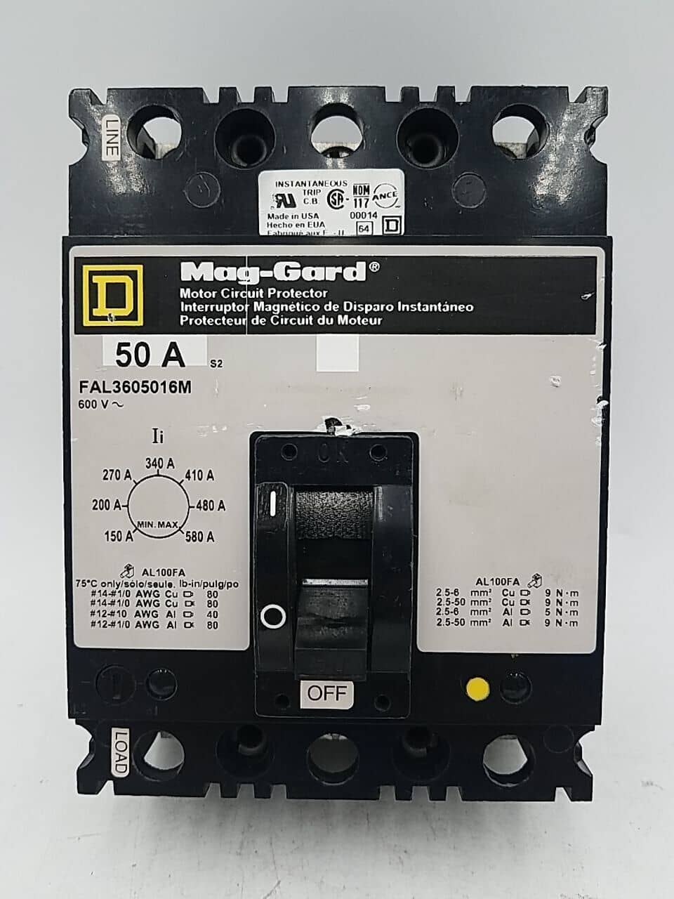 Square D FAL3605016M Circuit Breaker — image 1 of 7