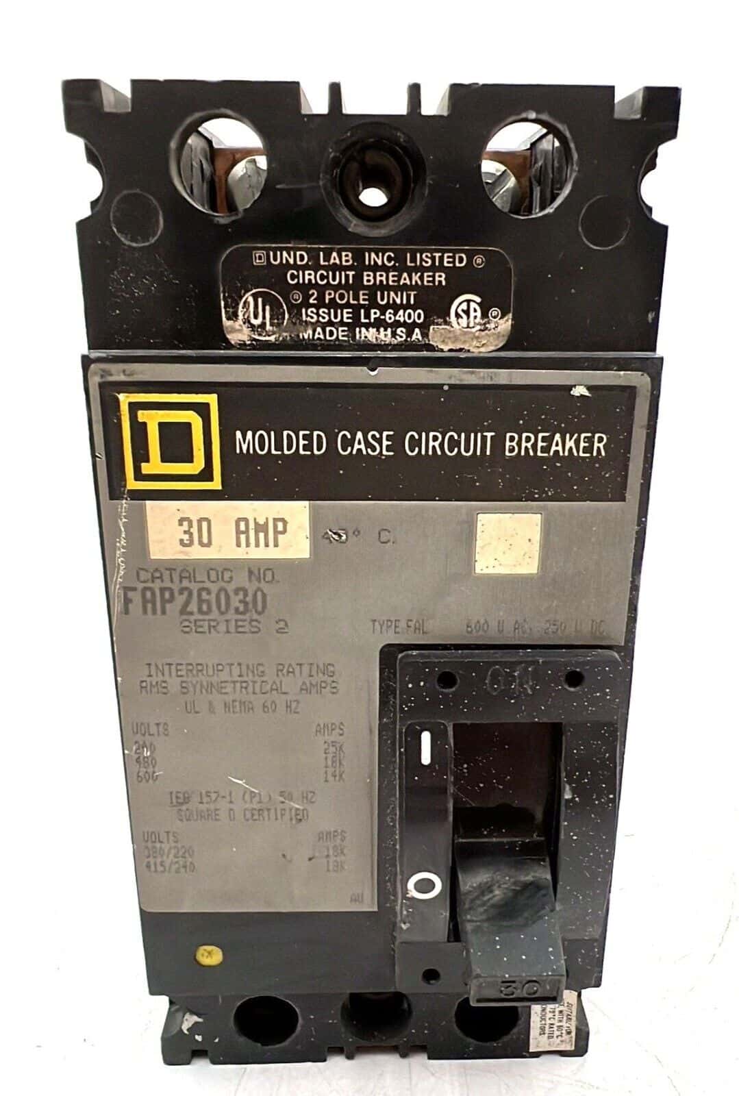 Square D FAP26030 Circuit Breaker — image 1 of 7