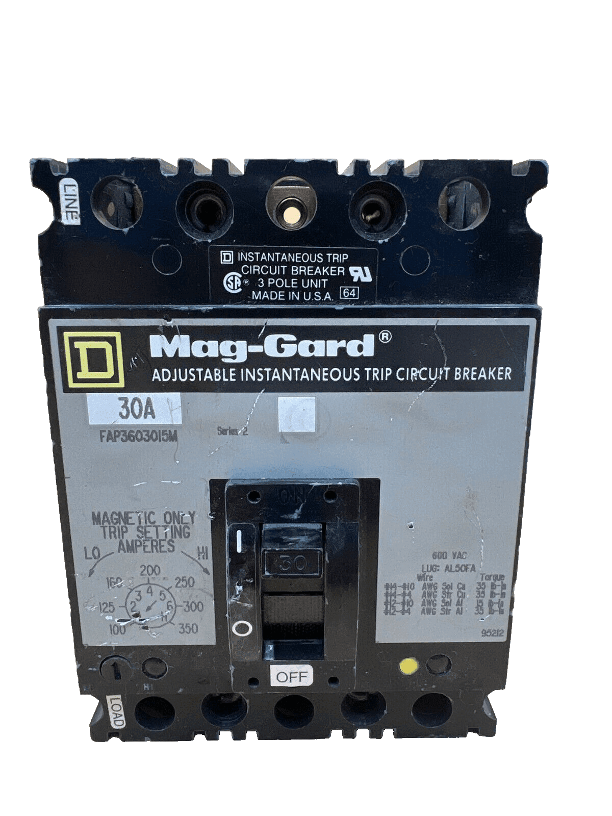 Square D FAP3603015M Circuit Breaker — image 1 of 6