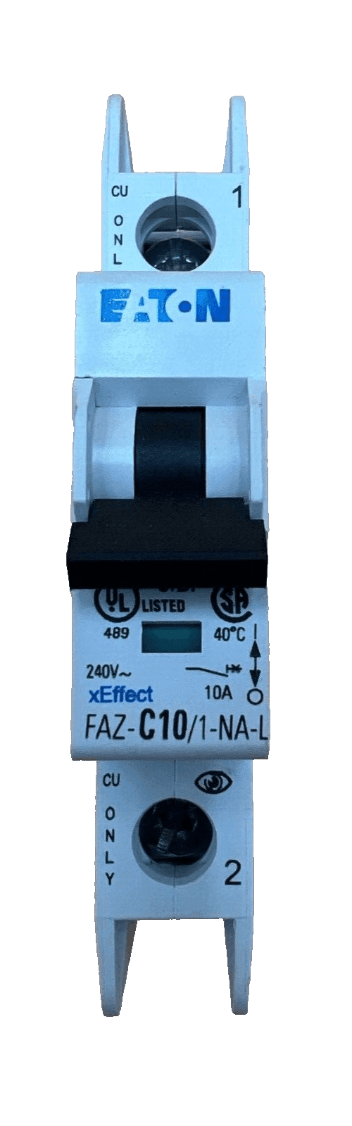 Eaton FAZ-C10/1-NA-L Circuit Breaker — image 1 of 6