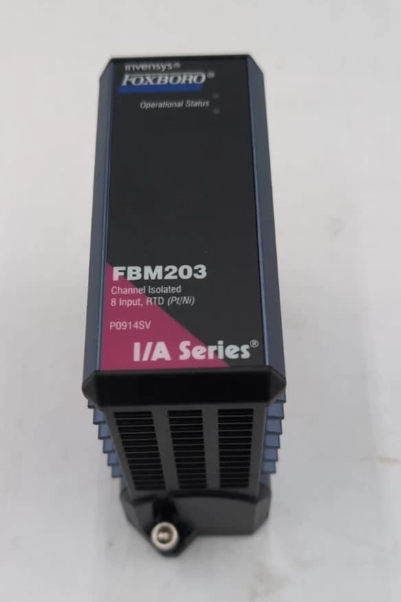 FOXBORO FBM203 Power I/O Module Channel Isolated 8 Input P0914SV 10ohm RTD – image 1