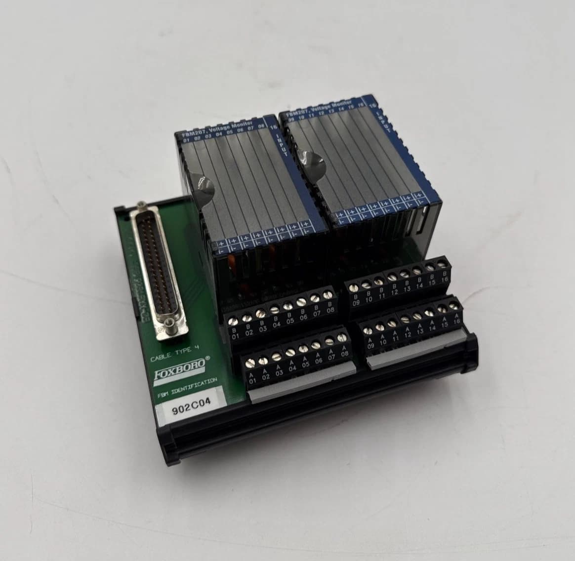 Foxboro FBM207 P0916AM Voltage Monitor Compression Terminal 2 Tier 120/125V – image 1