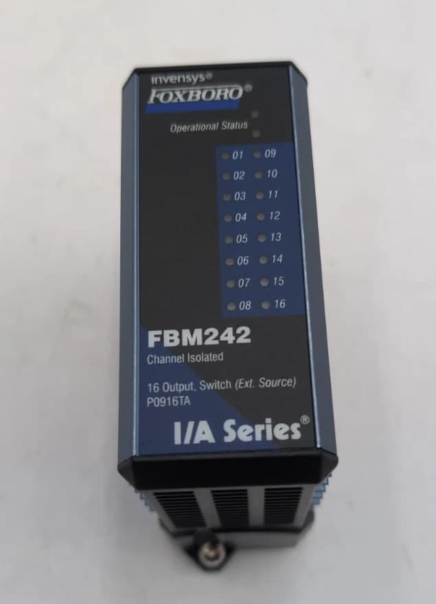FOXBORO FBM242 Channel Isolated 16 Output Switch P0916TA I/A Series USED – image 1