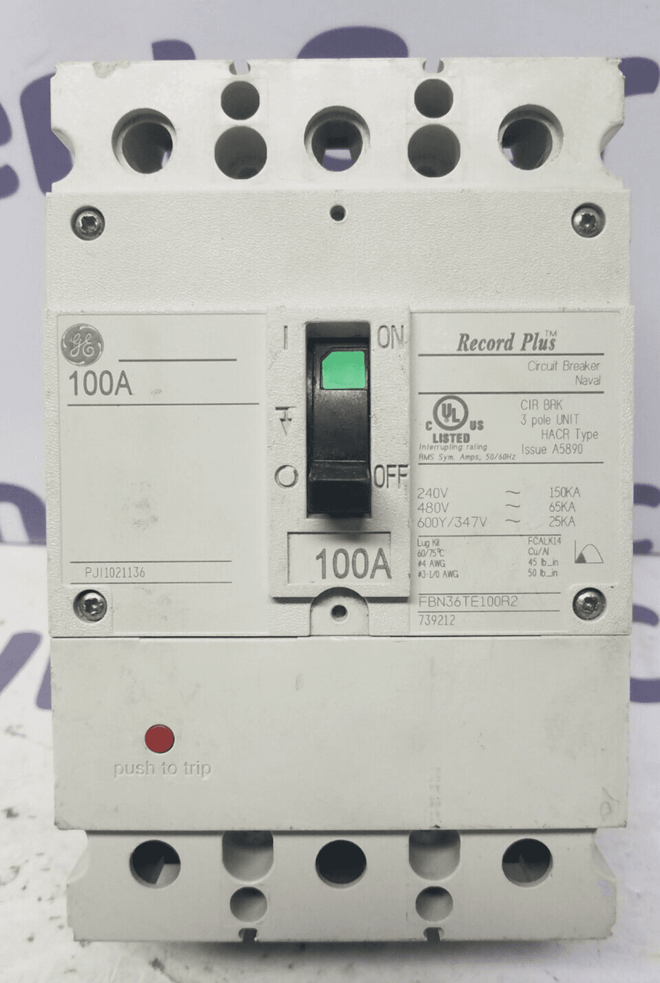 GE FBN36TE100R2 – image 1