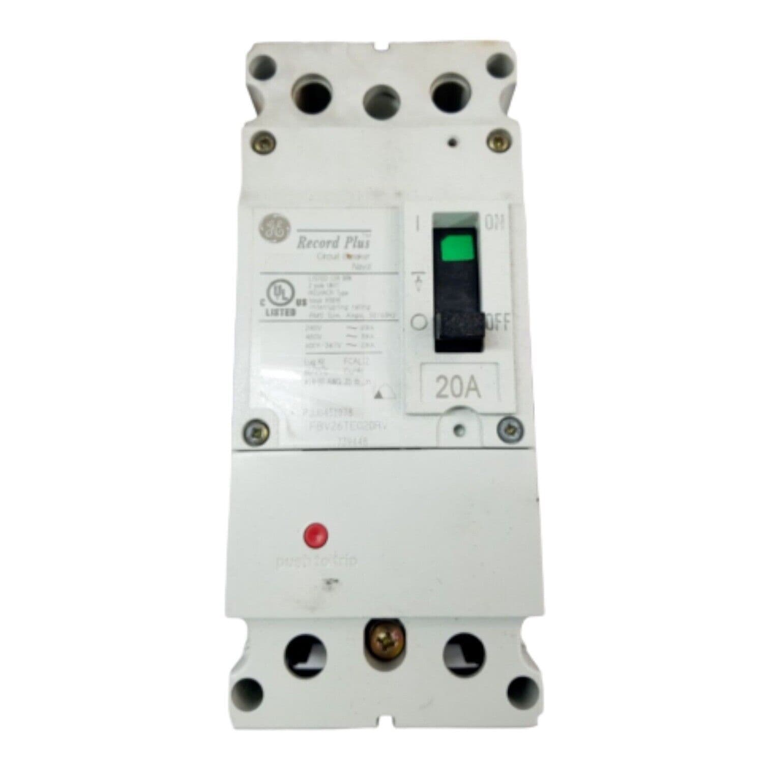GE FBV26TE020RV Circuit Breaker — image 1 of 7