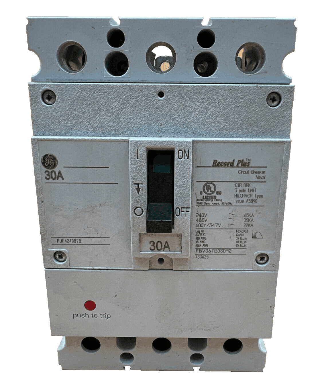 GE FBV36TE030R2 Circuit Breaker — image 1 of 6