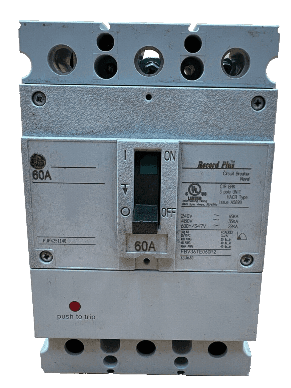 GE FBV36TE060R2 Circuit Breaker — image 1 of 6