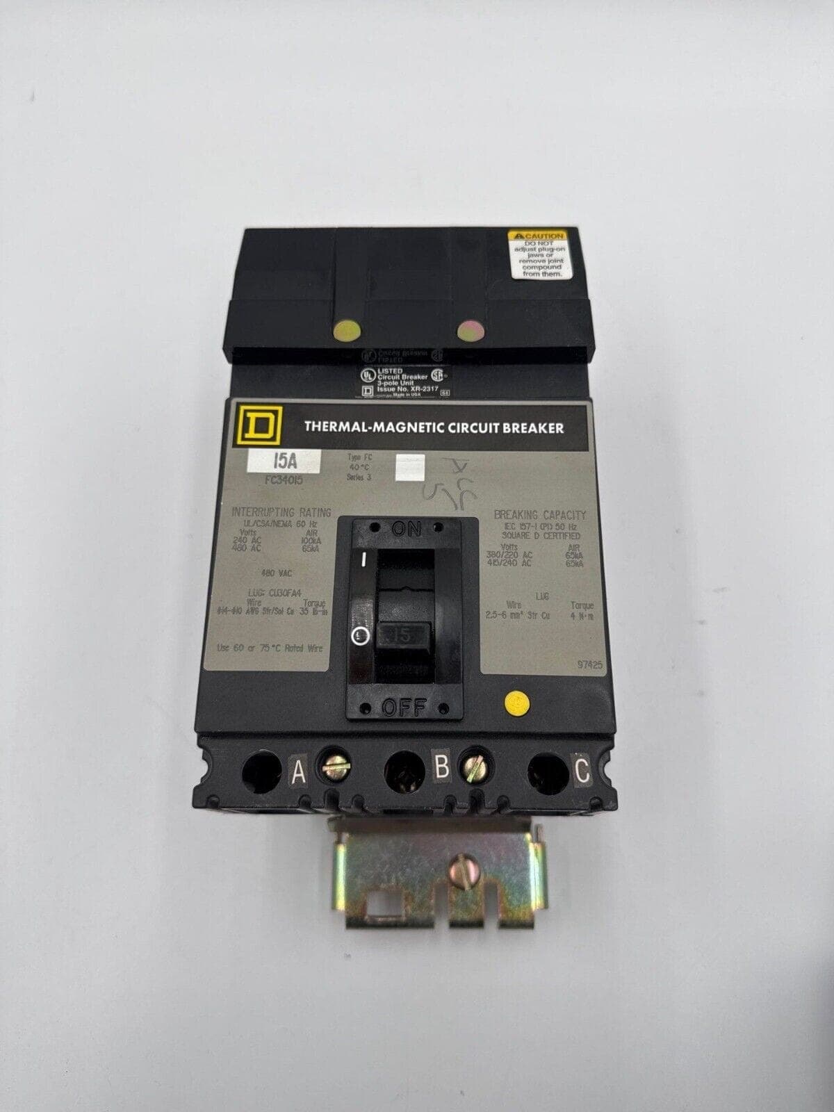 Square D FC34015 Circuit Breaker — image 1 of 7