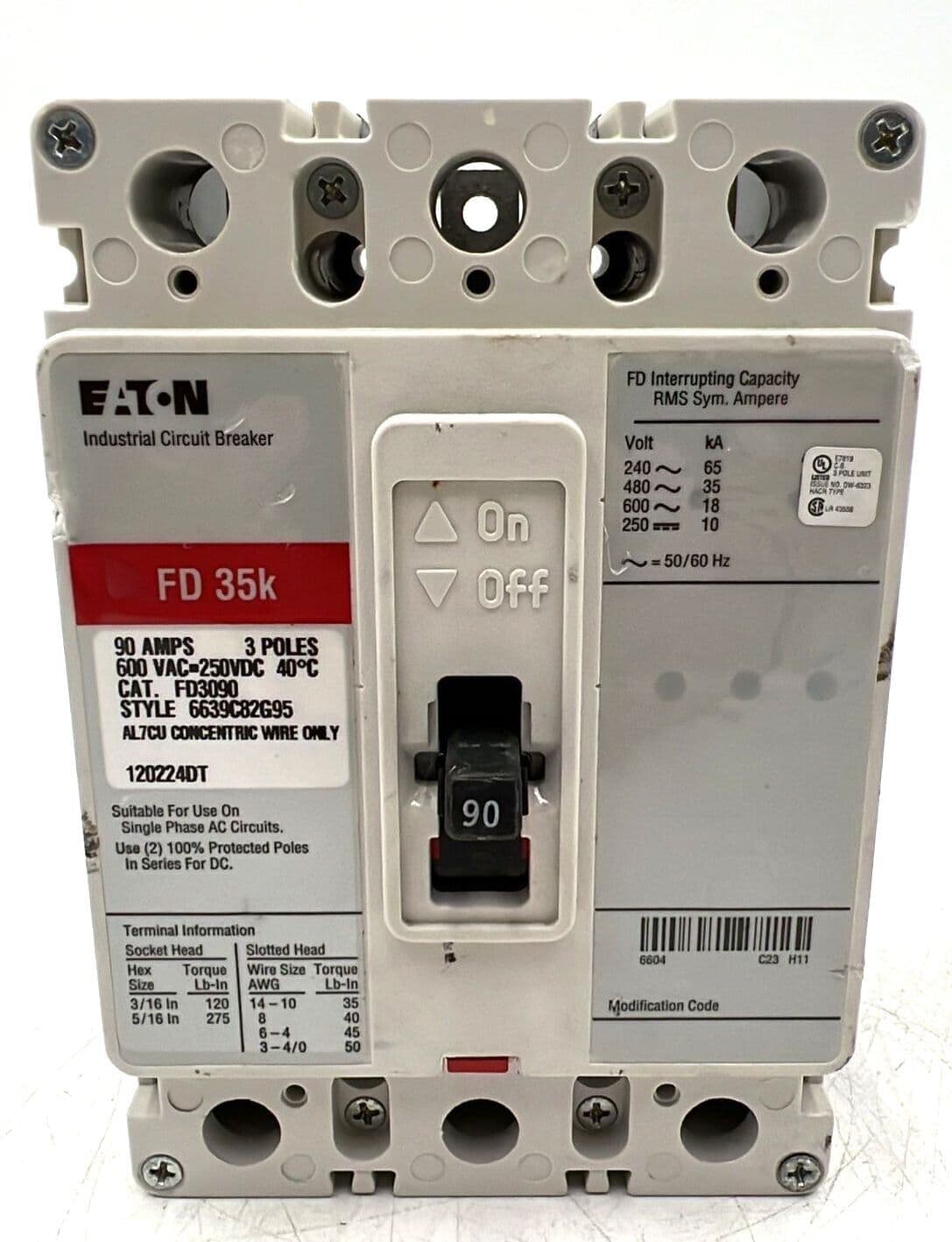 Eaton Cutler Hammer FD3090 – image 1