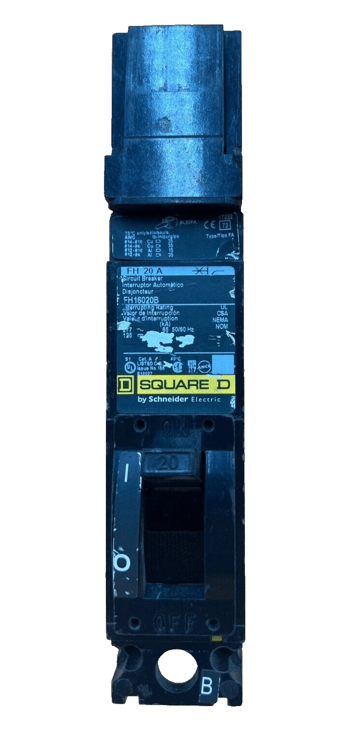 Square D FH16020B Circuit Breaker — image 1 of 6
