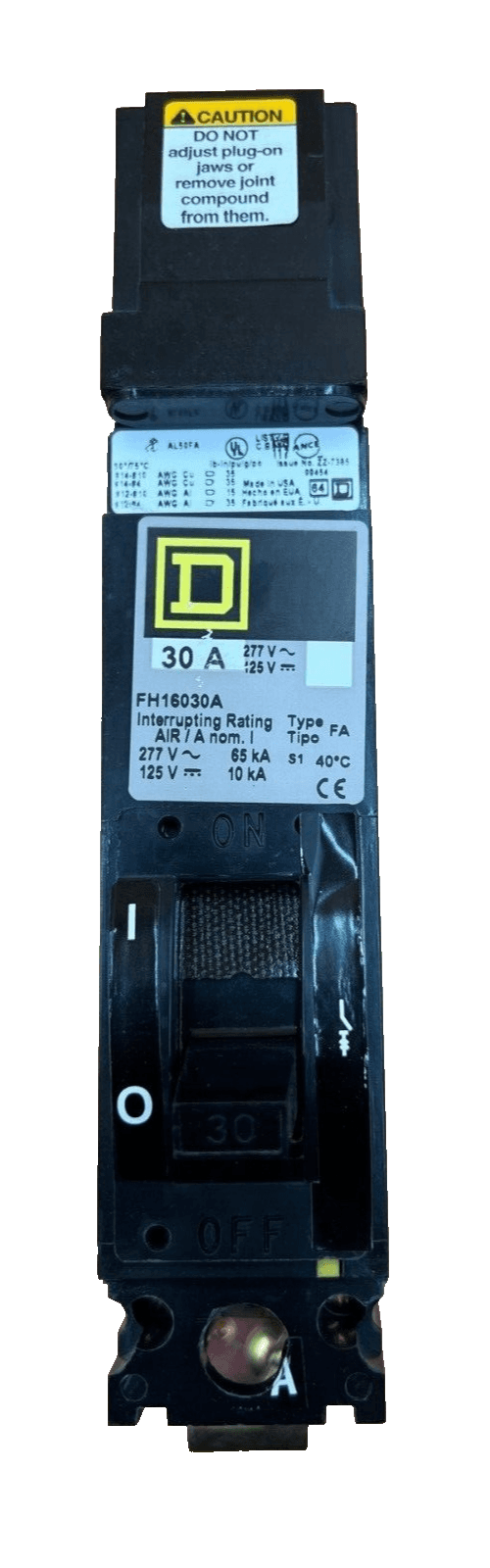 Square D FH16030A Circuit Breaker — image 1 of 6