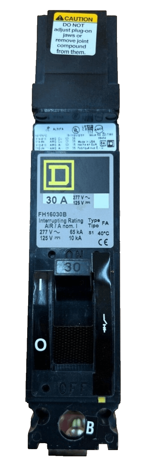 Square D SQD FH16030B Circuit Breaker — image 1 of 6