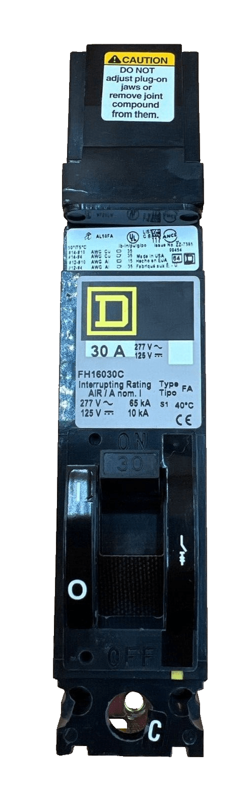 Square D FH16030C Circuit Breaker — image 1 of 6