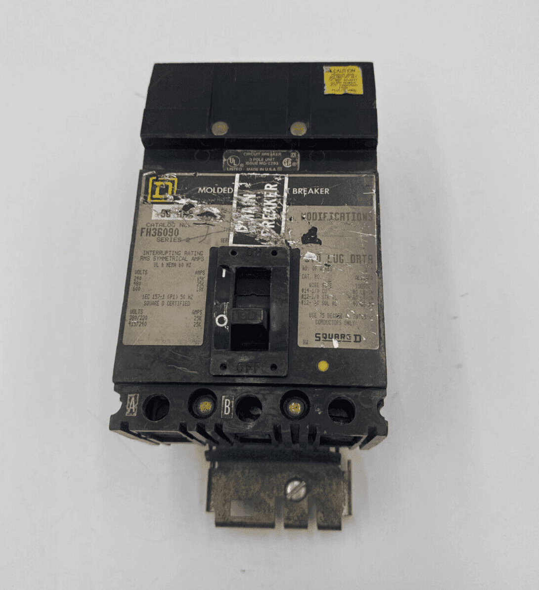 Square D FH36090 Circuit Breaker — image 1 of 7