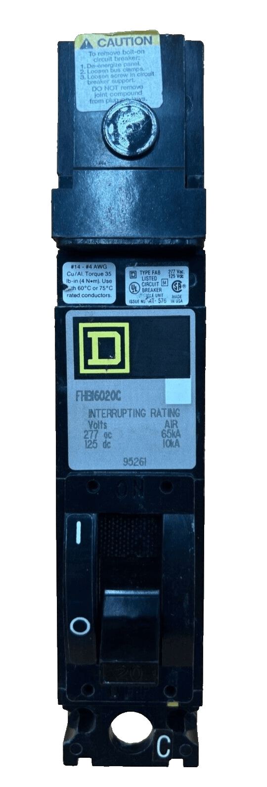 Square D FHB16020C – image 1