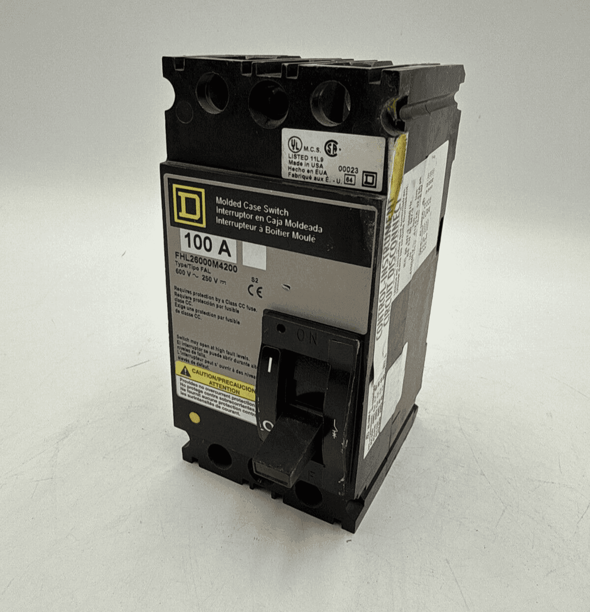 Square D FHL26000M4200 Circuit Breaker — image 1 of 8