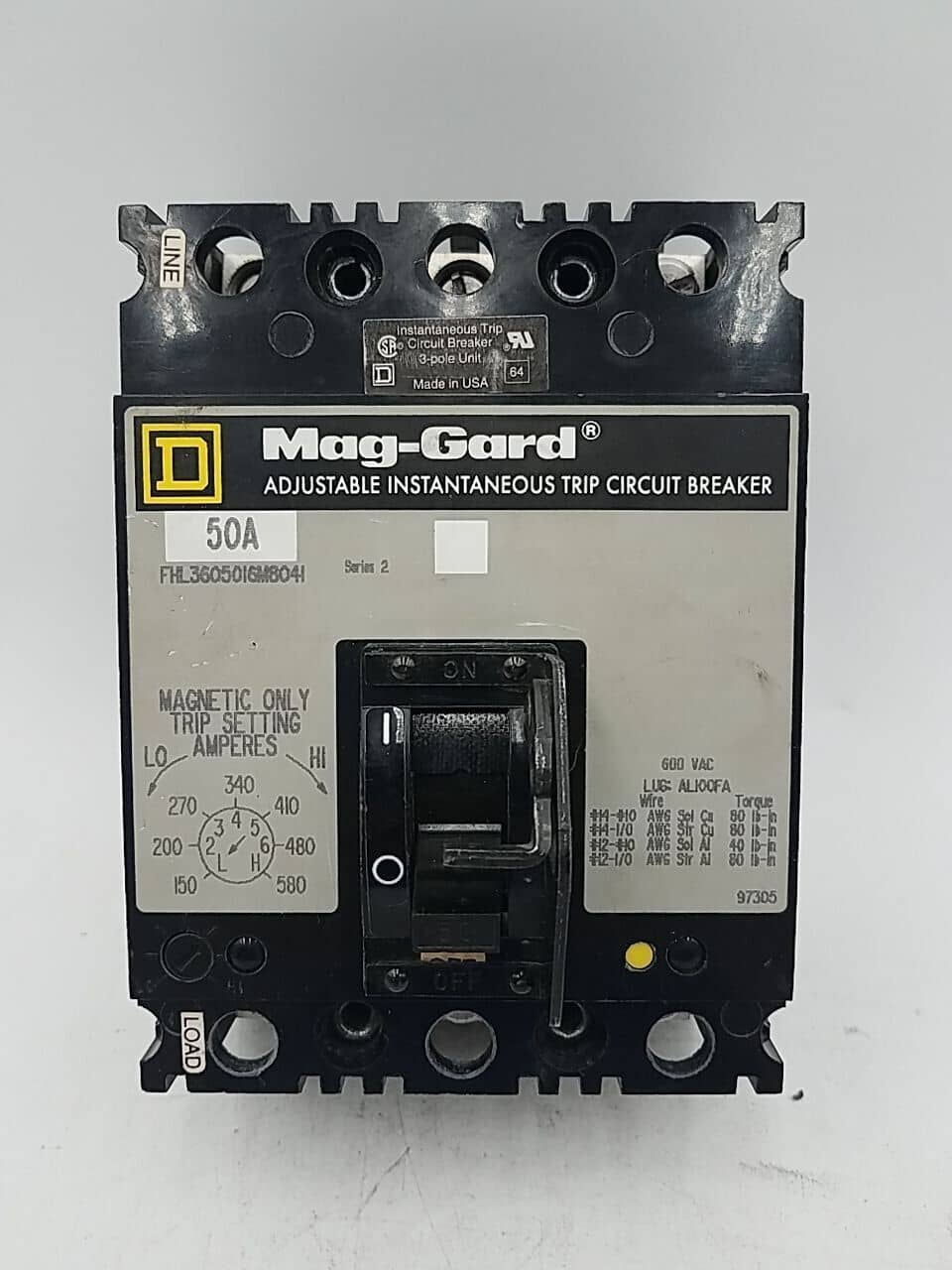 Square D FHL3605016M8041 Circuit Breaker — image 1 of 7