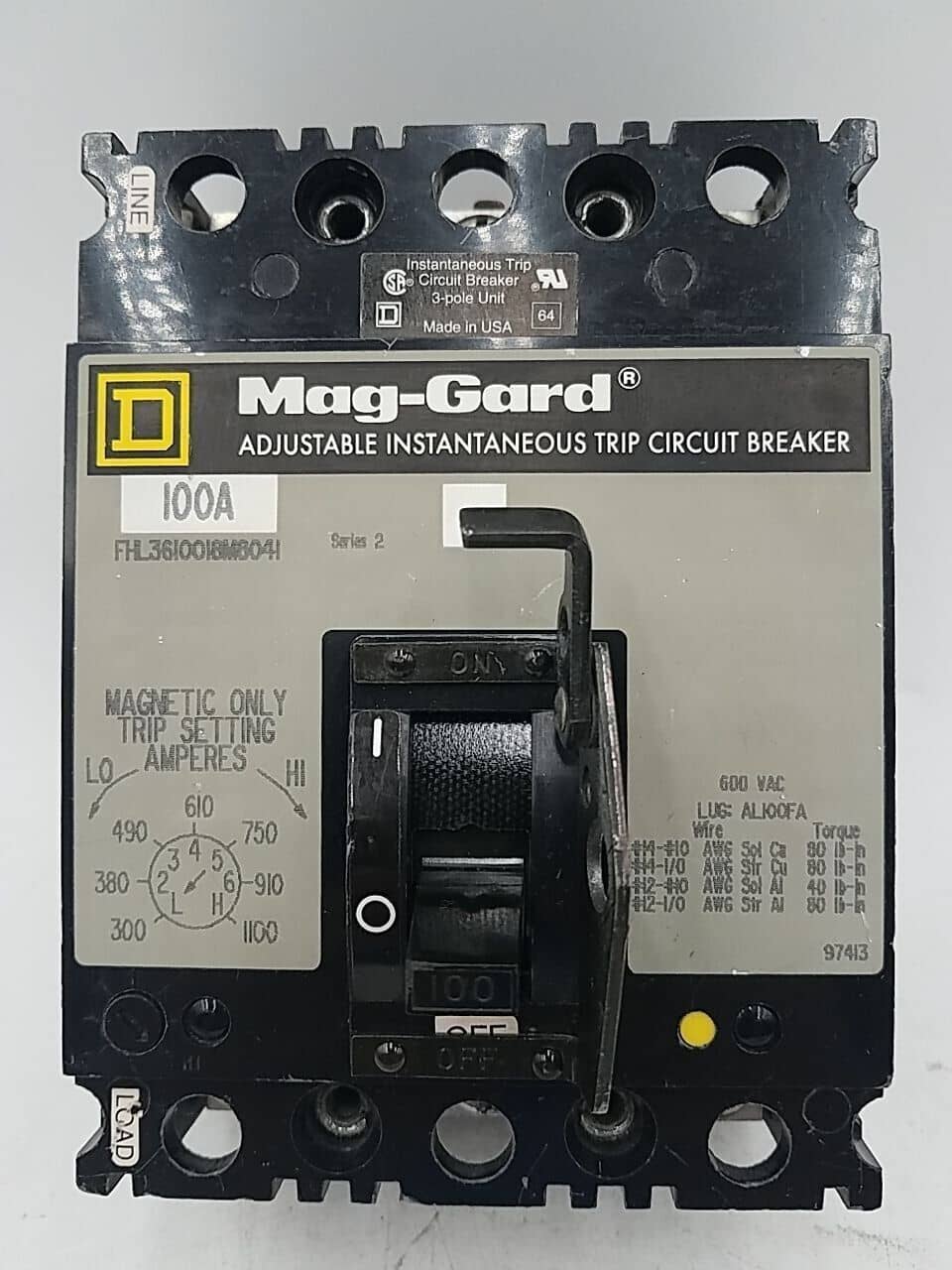 Square D FHL3610016M8041 Circuit Breaker — image 1 of 7