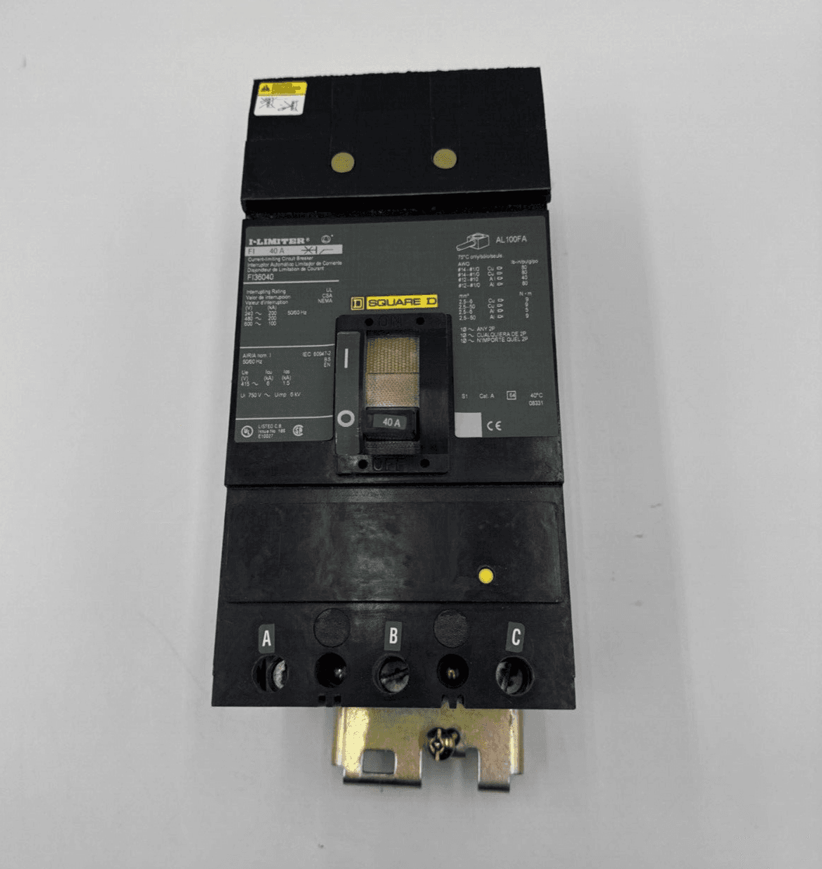 Square D FI36040 Circuit Breaker — image 1 of 8