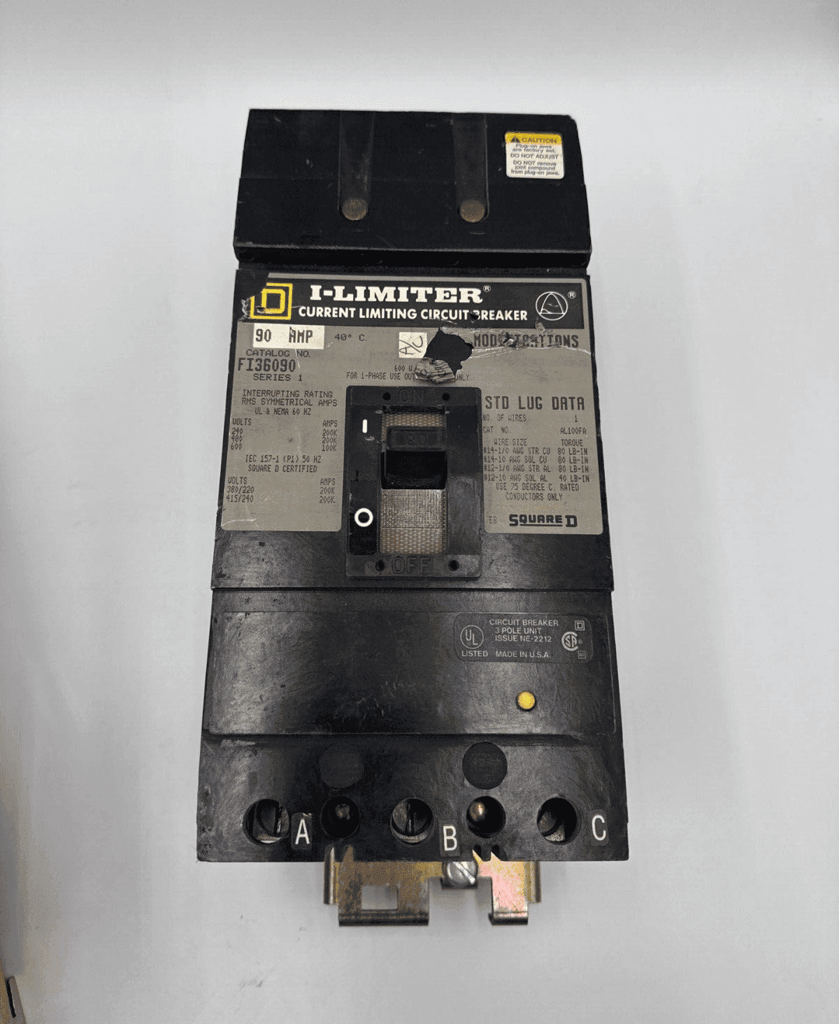 Square D FI36090 Circuit Breaker — image 1 of 8