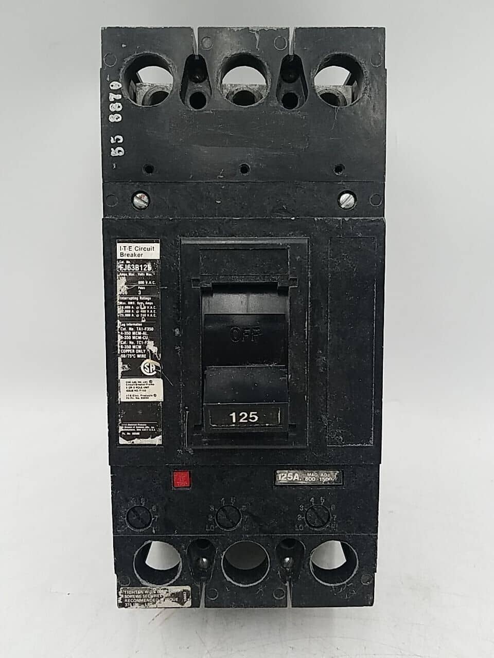 ITE FJ63B125 Circuit Breaker — image 1 of 7