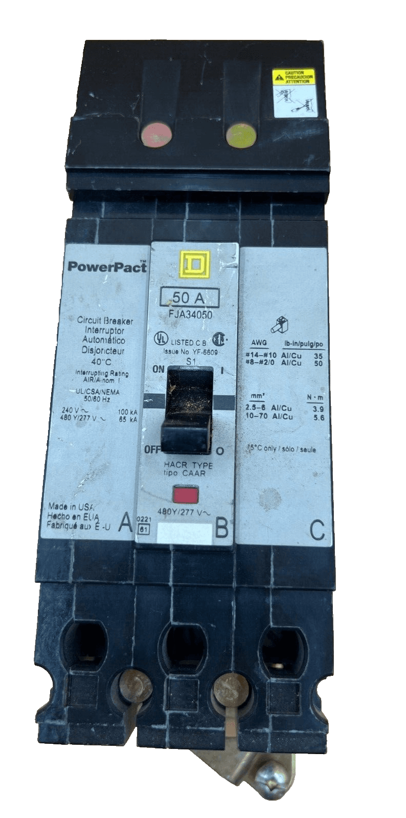 Square D FJA34050 Circuit Breaker — image 1 of 7