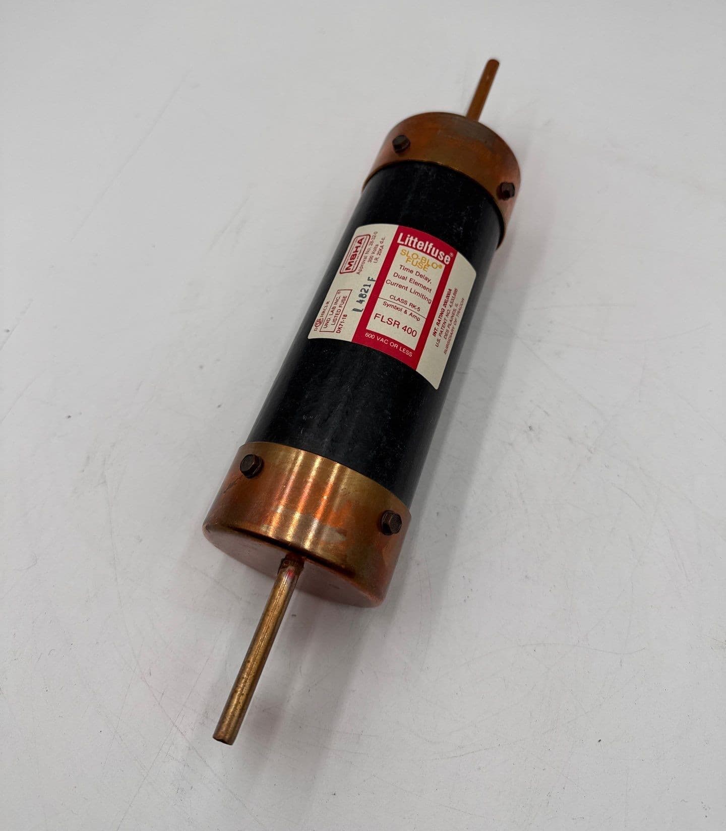 Littelfuse FLSR400 Slo Blo Fuse 400A 600V FLSR 400 Class RK5 Time Delay – image 1