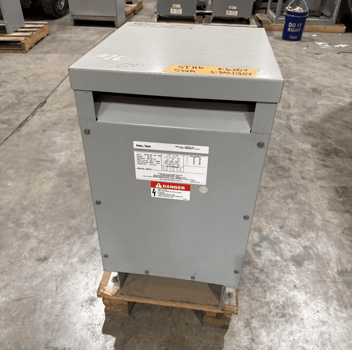 Federal Pacific 20296-02 Dry Type Transformers — image 1 of 8