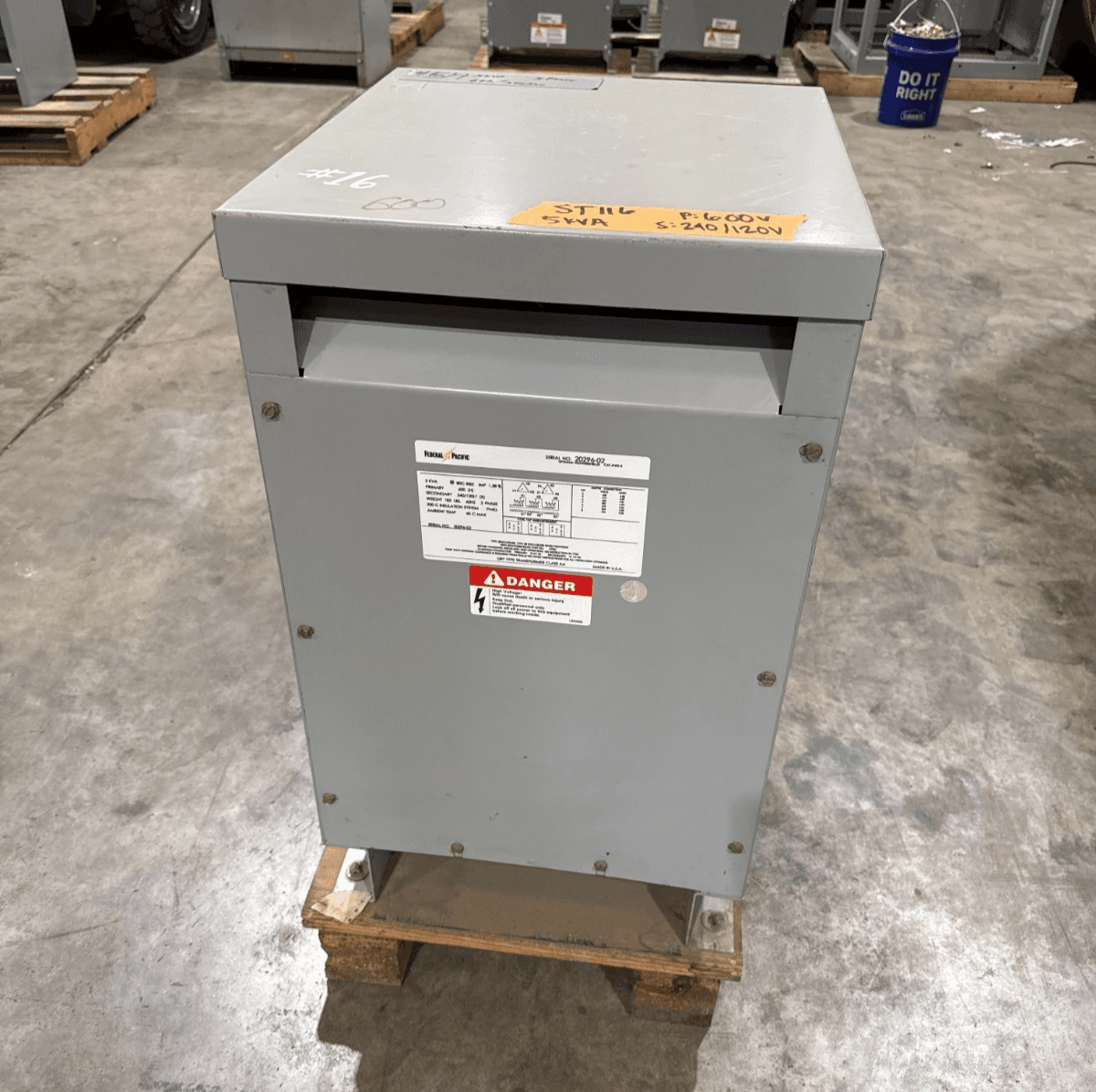 Federal Pacific 20296-02 Dry Type Transformers — image 1 of 8