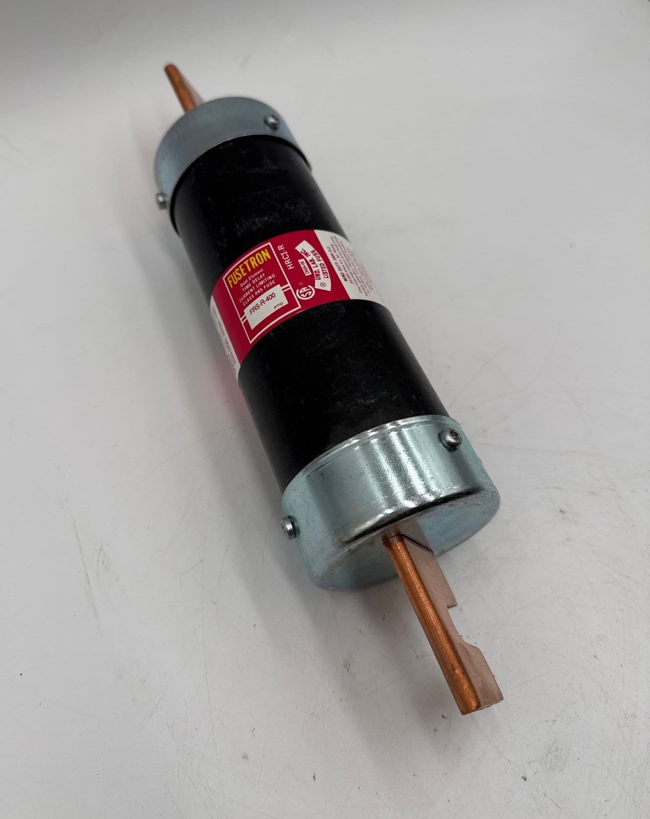 Fusetron FRS-R-400 Fuse 400A 600V Class RK5 400 Amp Time Delay Dual Element