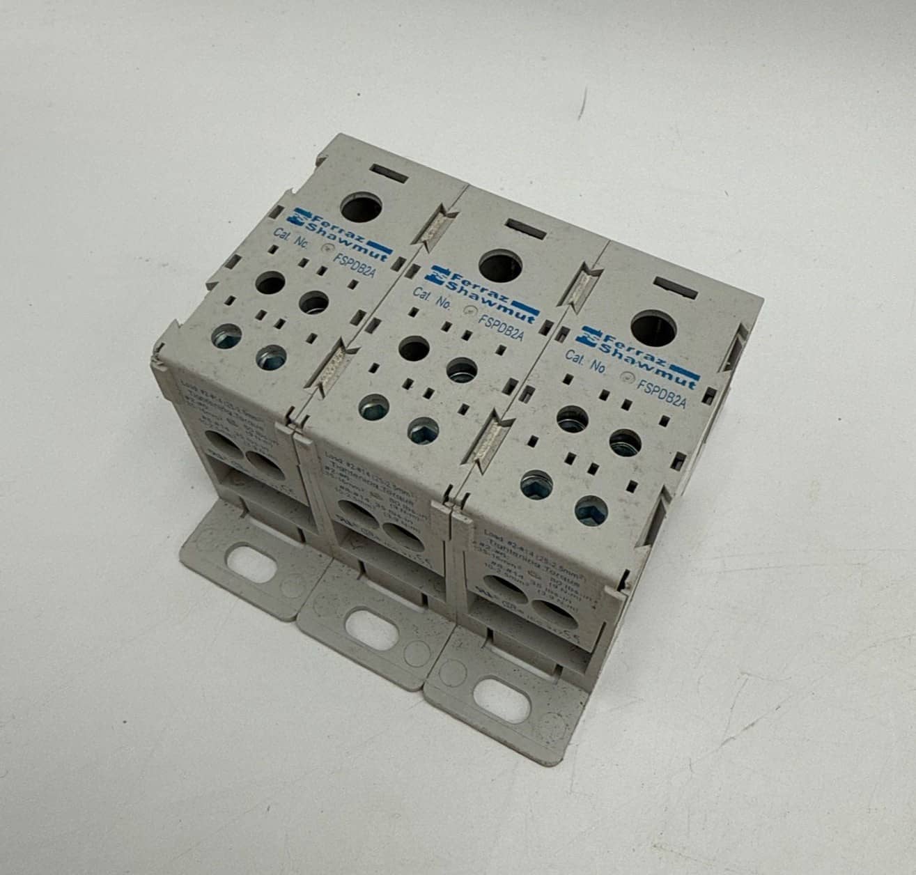 Ferraz Shawmut FSPDB2A Finger-Safe Power Distribution Block 600VAC 175A