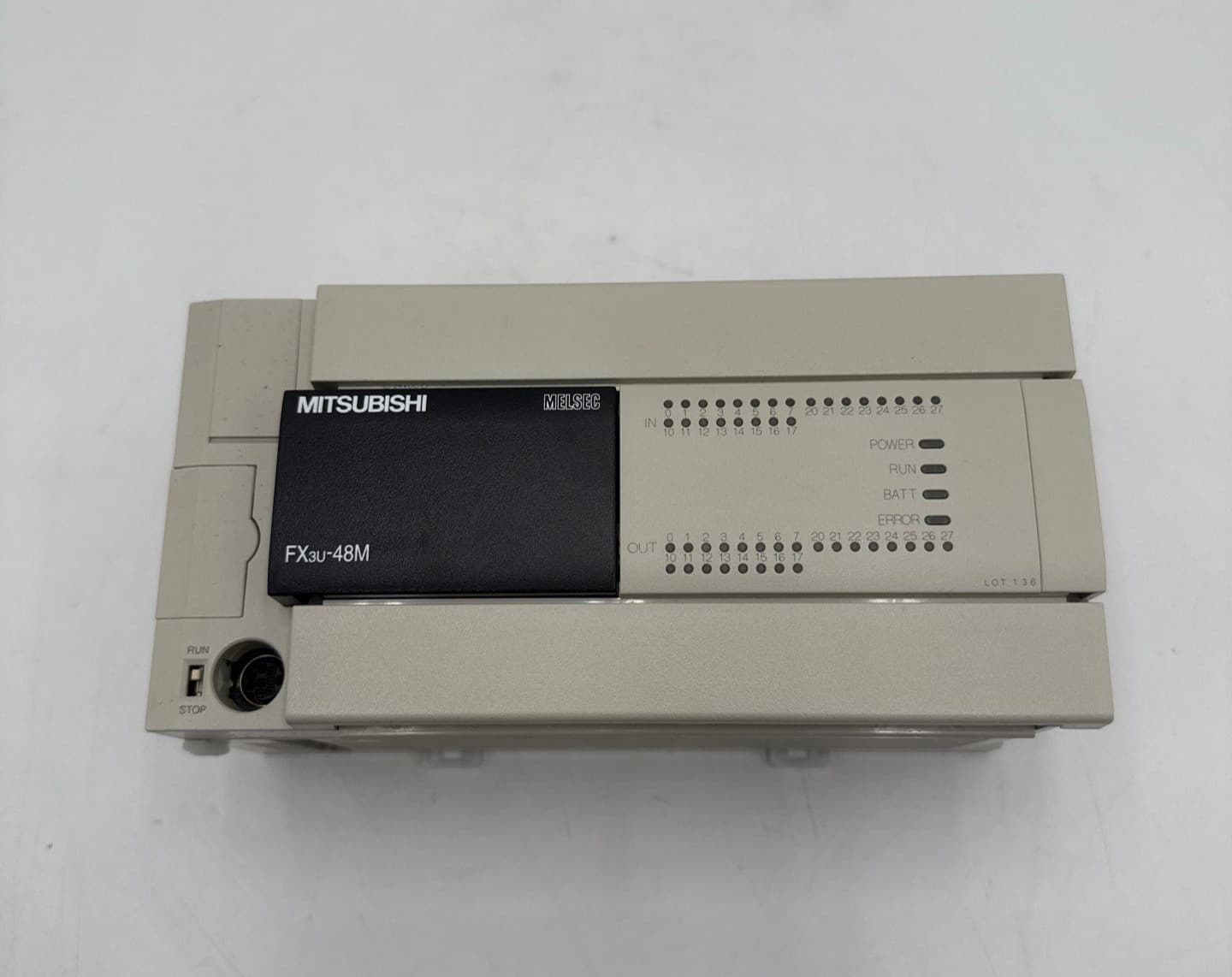 Mitsubishi Melsec FX3U-48MR/DS Programmable Logic Controller Module 24V 35W – image 1