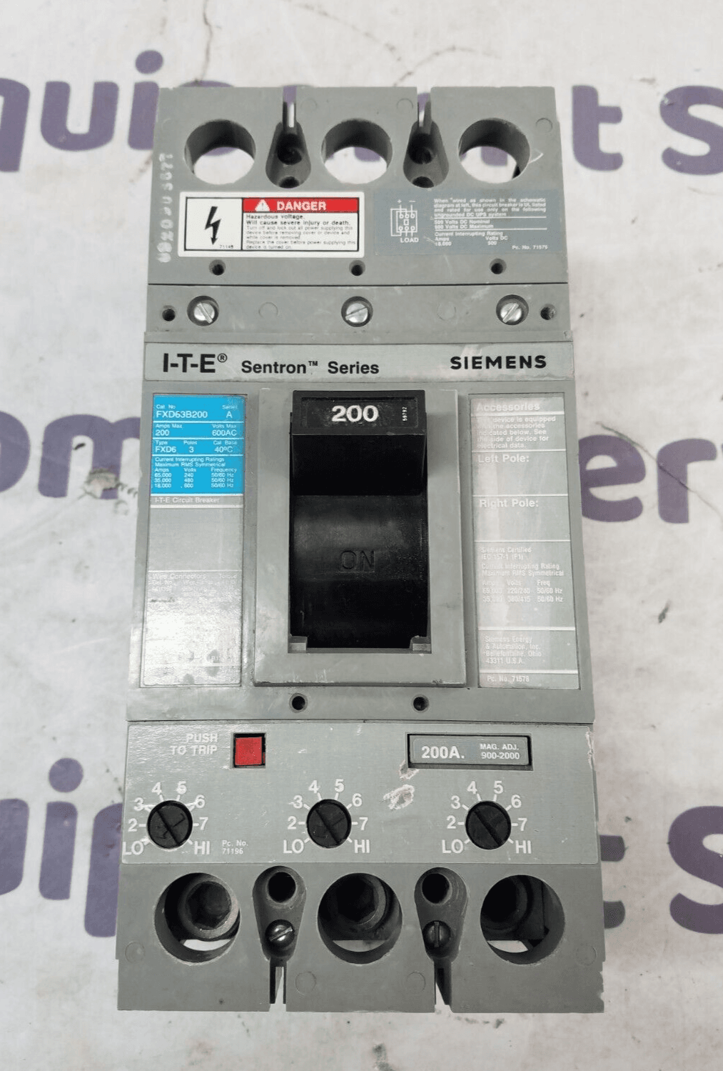 Siemens FXD63B200 – image 1