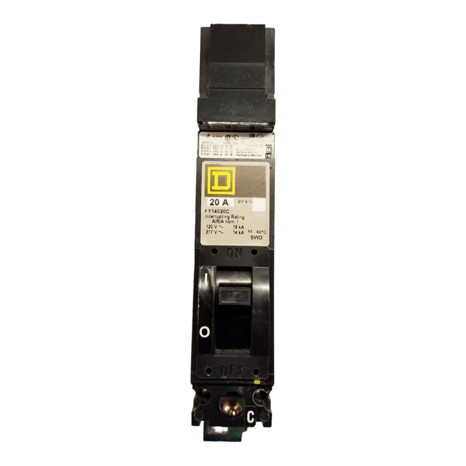 Square D FY14020C Circuit Breaker — image 1 of 7