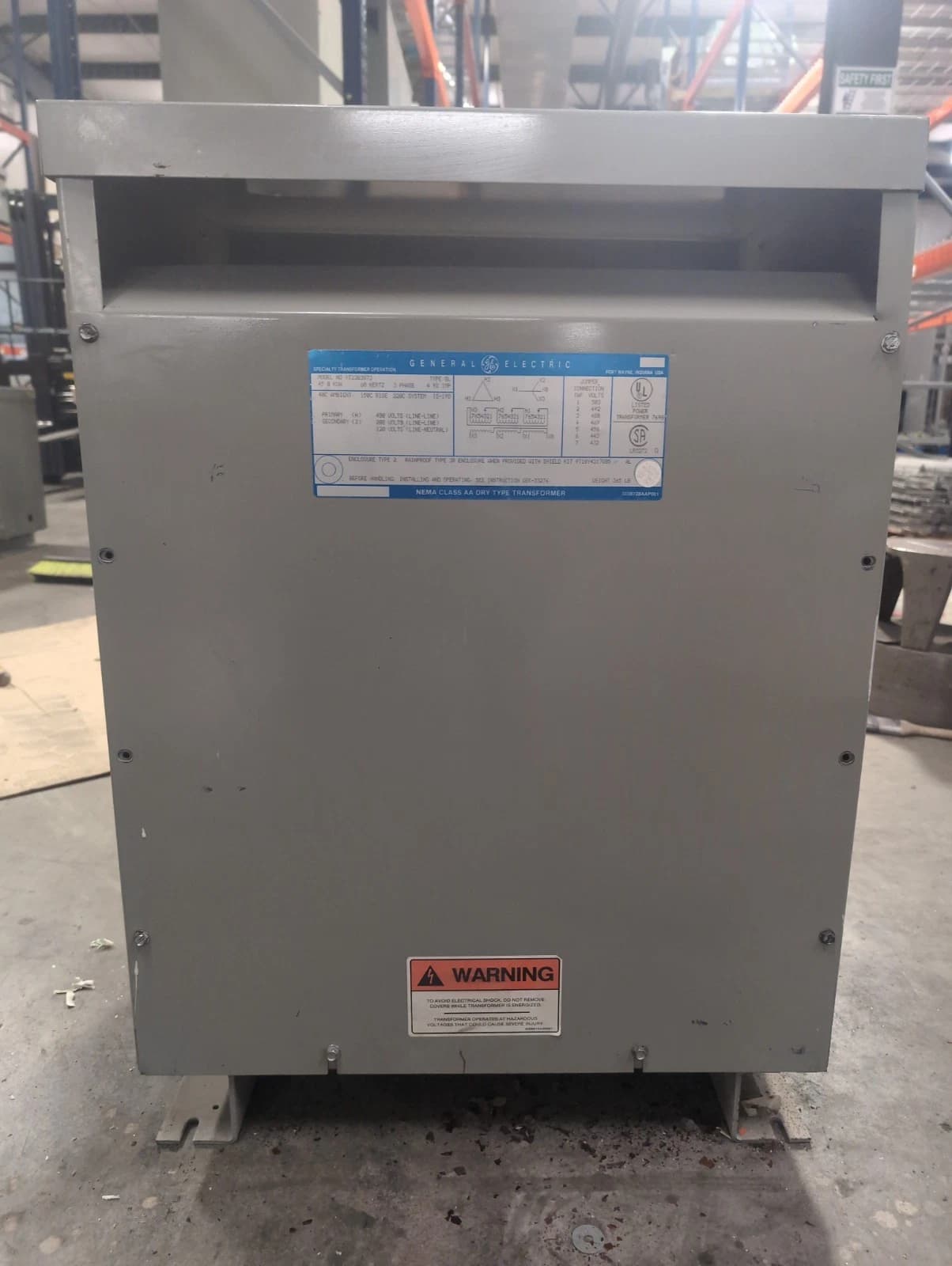 GE 9T23B3873 Dry Type Transformers — image 1 of 6
