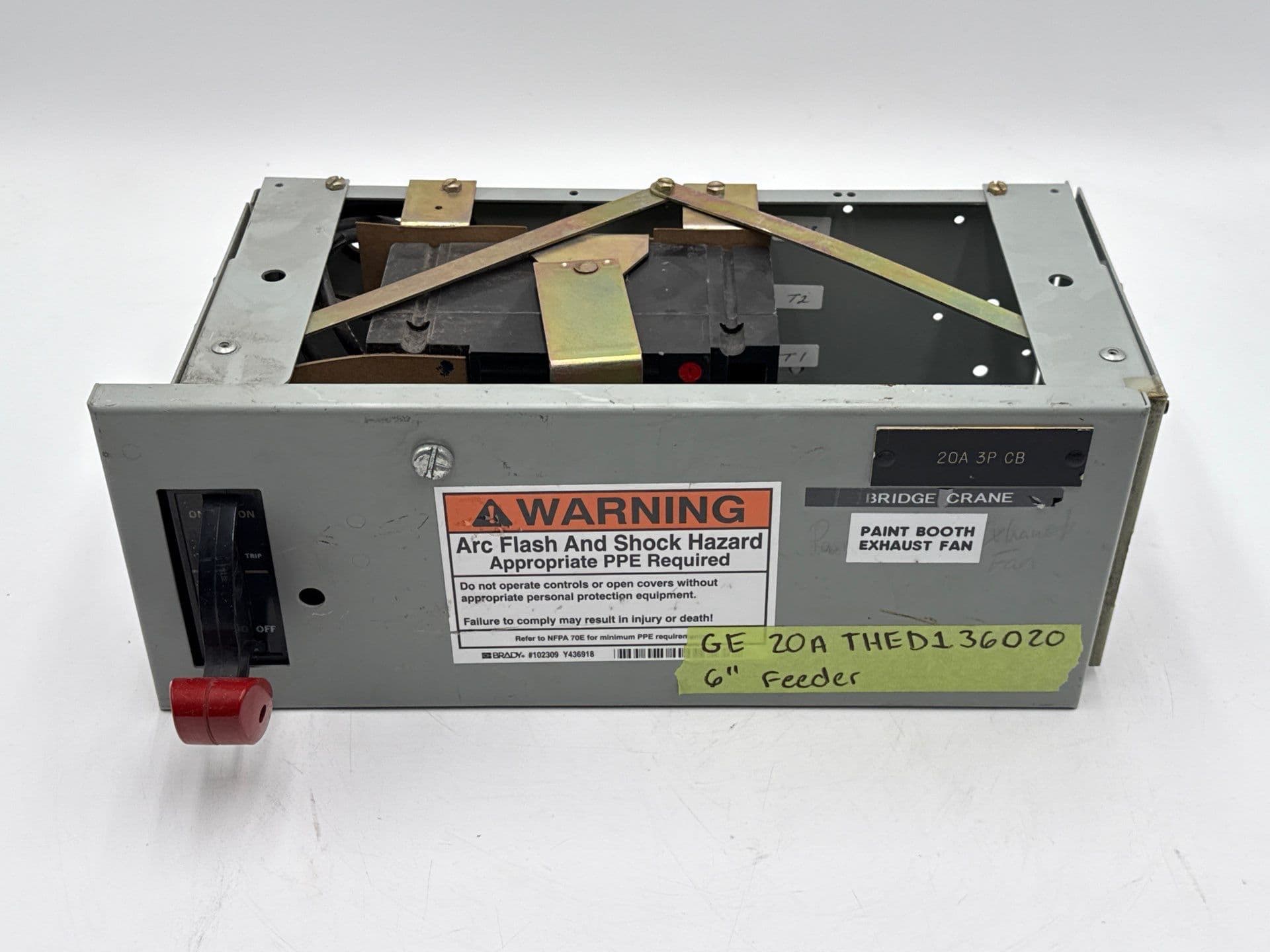 GE 8000 6" 20A MCC Feeder Bucket 20 Amp Breaker THED136020 – image 1