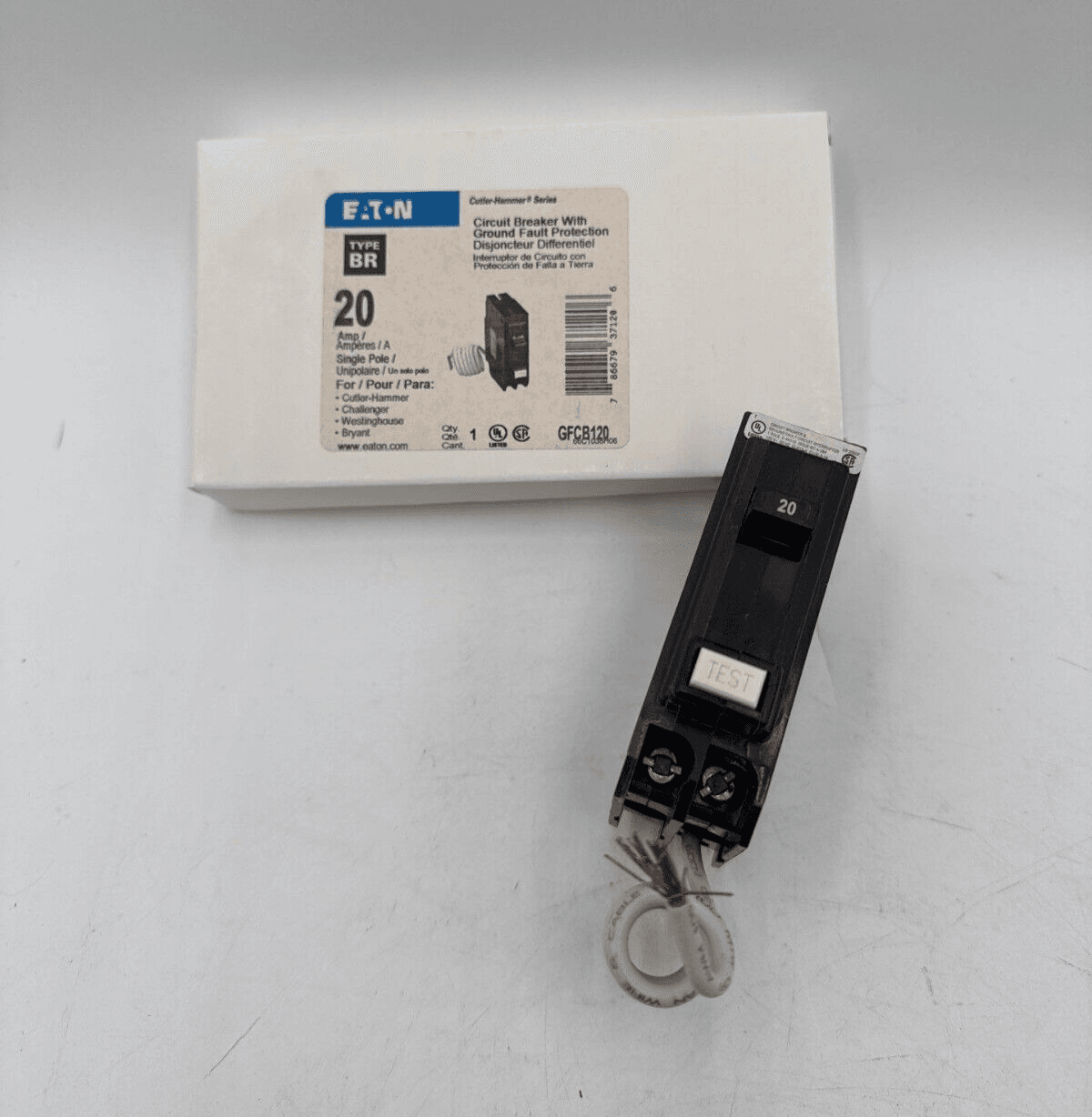 Eaton GFCB120 Circuit Breaker — image 1 of 7