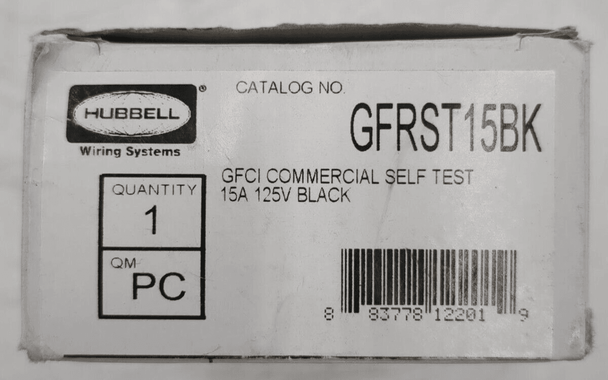 Hubbell GFRST15BK Accessory — image 1 of 5