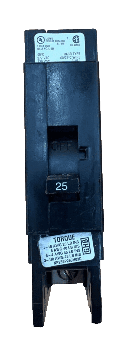Cutler-Hammer GHB1025 Circuit Breaker — image 1 of 6