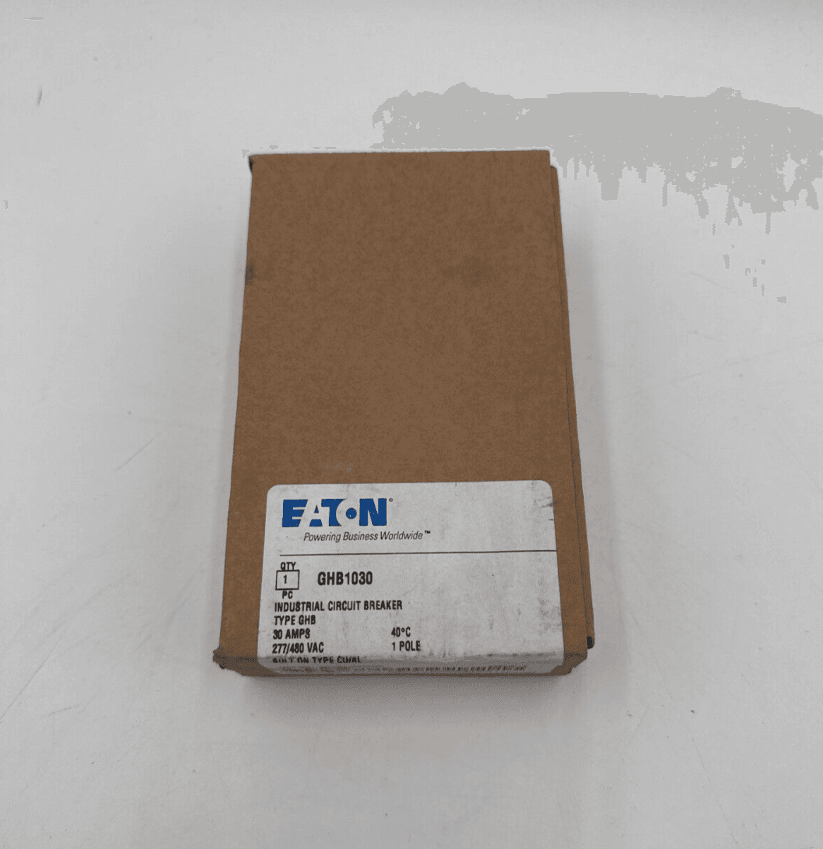 Cutler Hammer GHB1030 Circuit Breaker 30A 1P 277V 1PH GHB 30 Amp 1 Pole – image 1