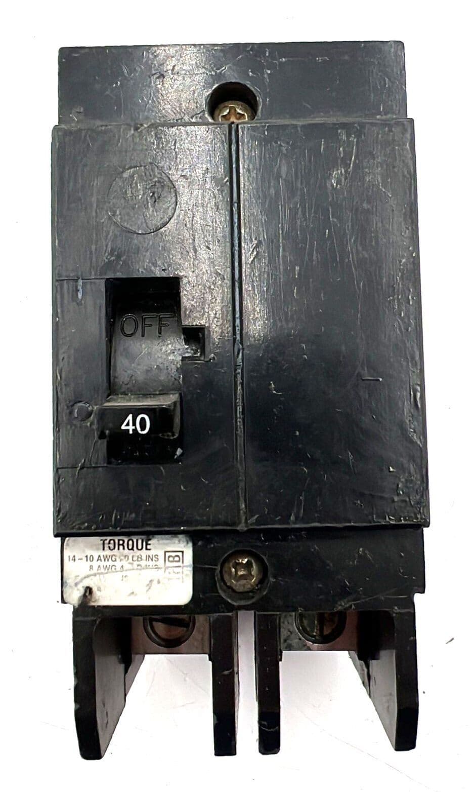 Cutler Hammer GHB2040 Circuit Breaker 40A 2P 480V 1PH GHB 40 Amp 2 Pole