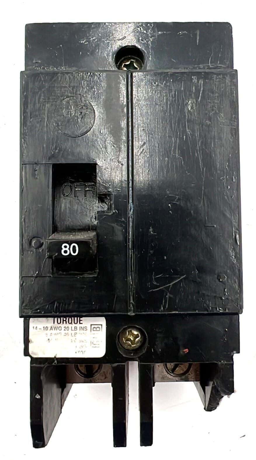 Cutler-Hammer GHB2080 Circuit Breaker — image 1 of 6