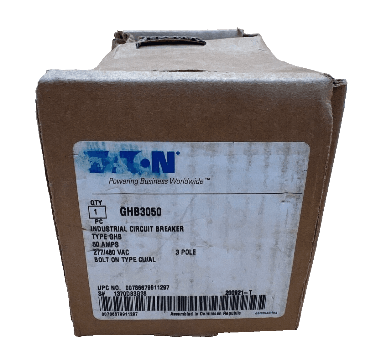 Cutler-Hammer GHB3050 Circuit Breaker — image 1 of 7
