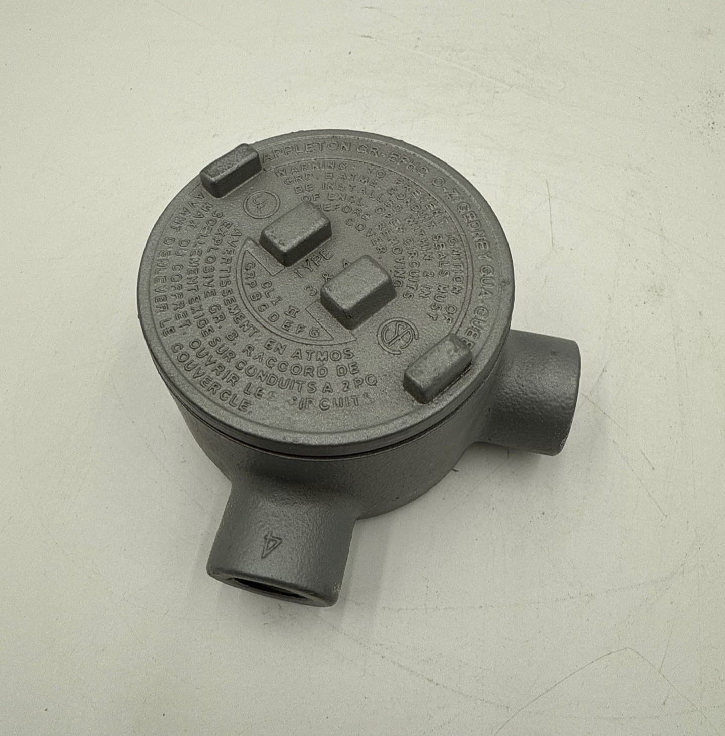 APPLETON GR-EFHC 3/4" NPT Hazardous Location Conduit Outlet Box TYPE 3 & 4 – image 1