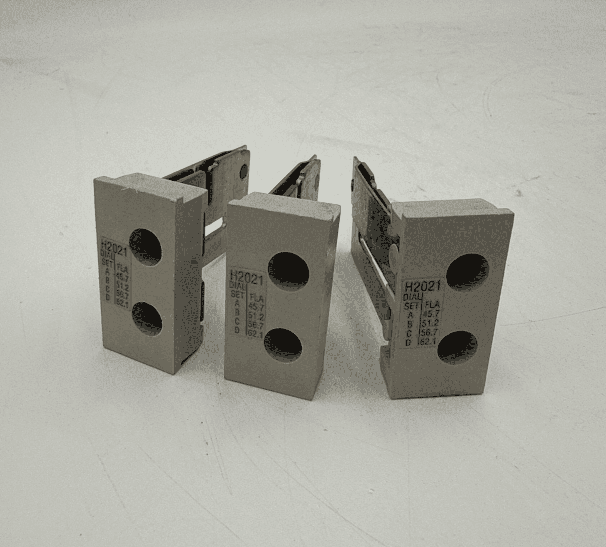 3PC Cutler Hammer H2021 Overload Relay Heater Element Freedom Series 45.7-62.1A