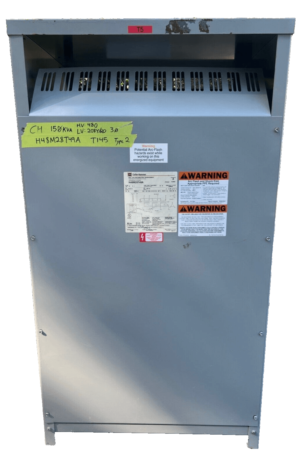 Cutler-Hammer H48M28T49A Dry Type Transformers — image 1 of 7