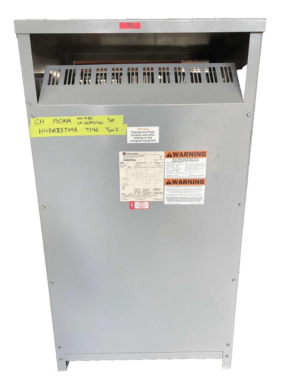 Cutler-Hammer H48M28T49A Dry Type Transformers — image 1 of 7